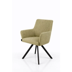 Krzesło Obrotowe KR-158 Kolory Tkanina Odcień Beżowego